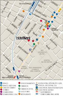 Hotel Key's location